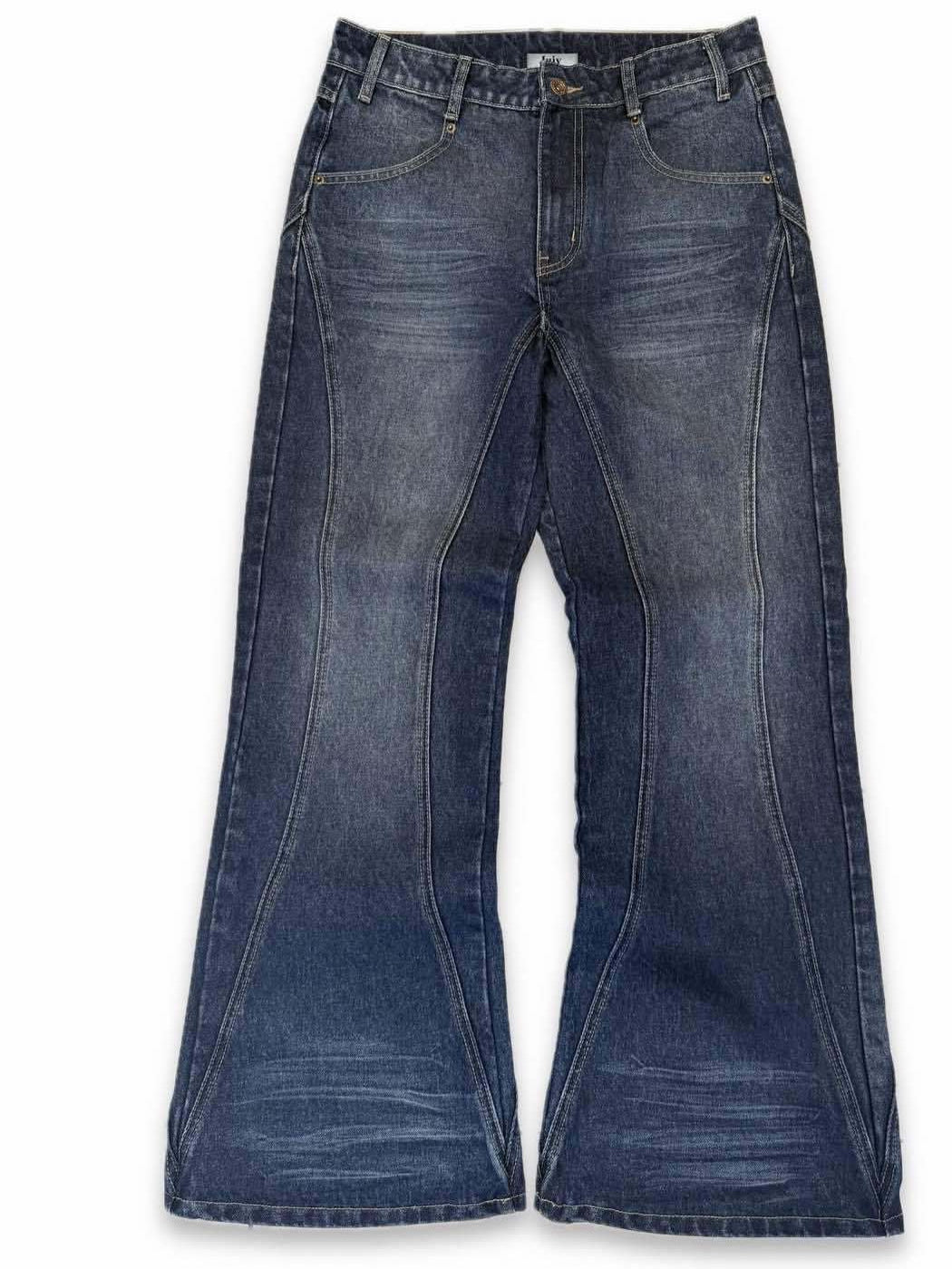 Baggy Distressed Denim Pants