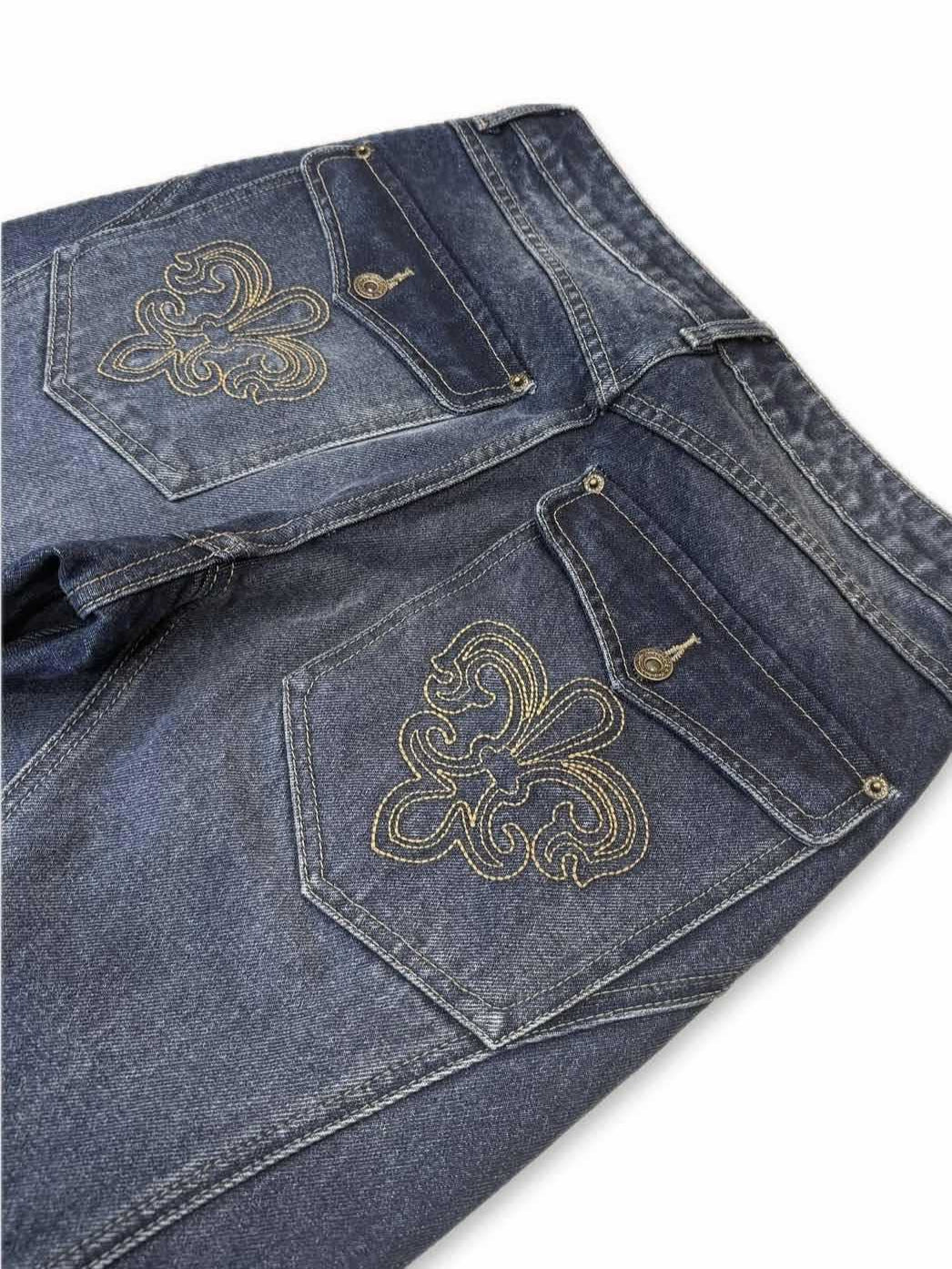 Baggy Distressed Denim Pants