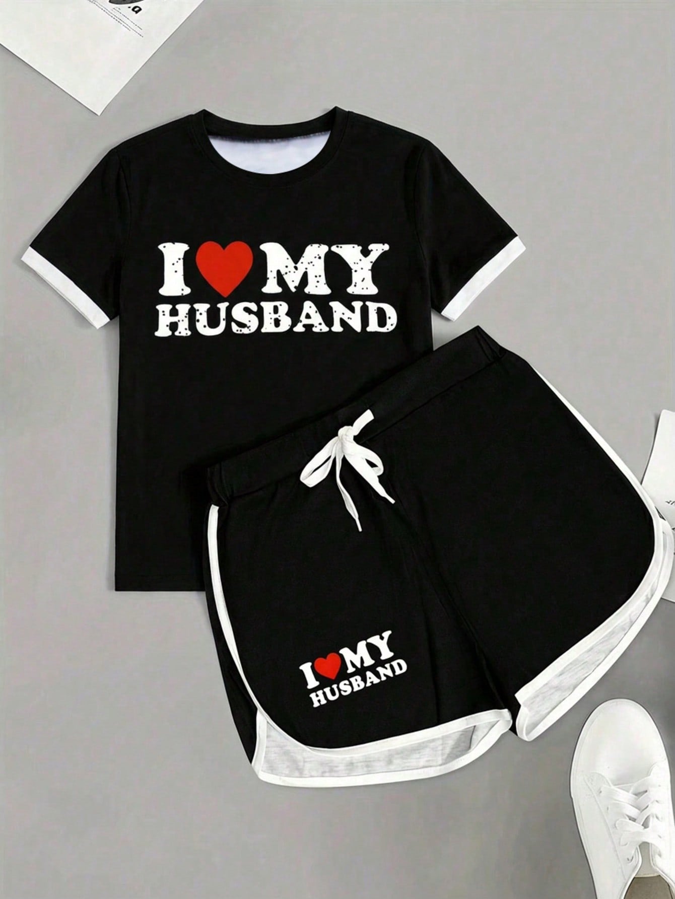 Matching "I Love My Husband" Casual Set