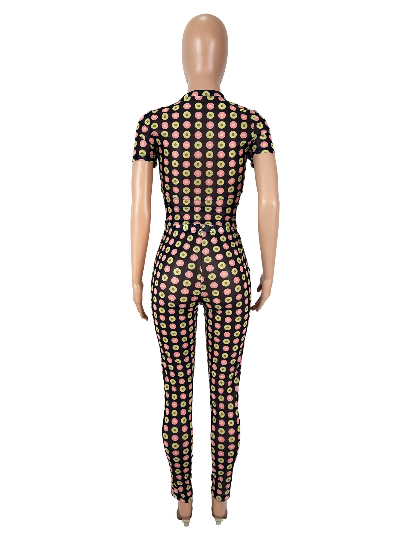Chic Polka Dot Two-Piece  Set