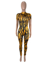 Animal Print Jumpsuit