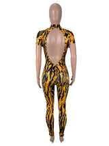 Animal Print Jumpsuit