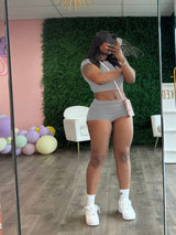 Crop Top & Shorts Set