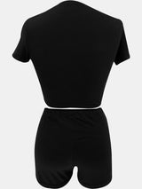 Crop Top & Shorts Set