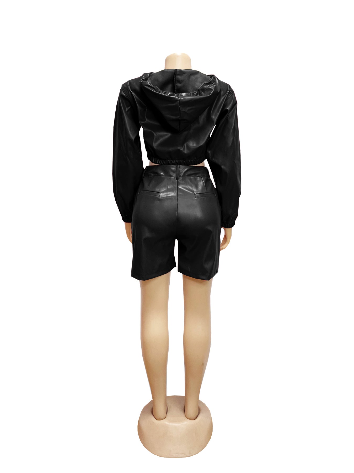 Cropped Jacket & Shorts  Outfit Set
