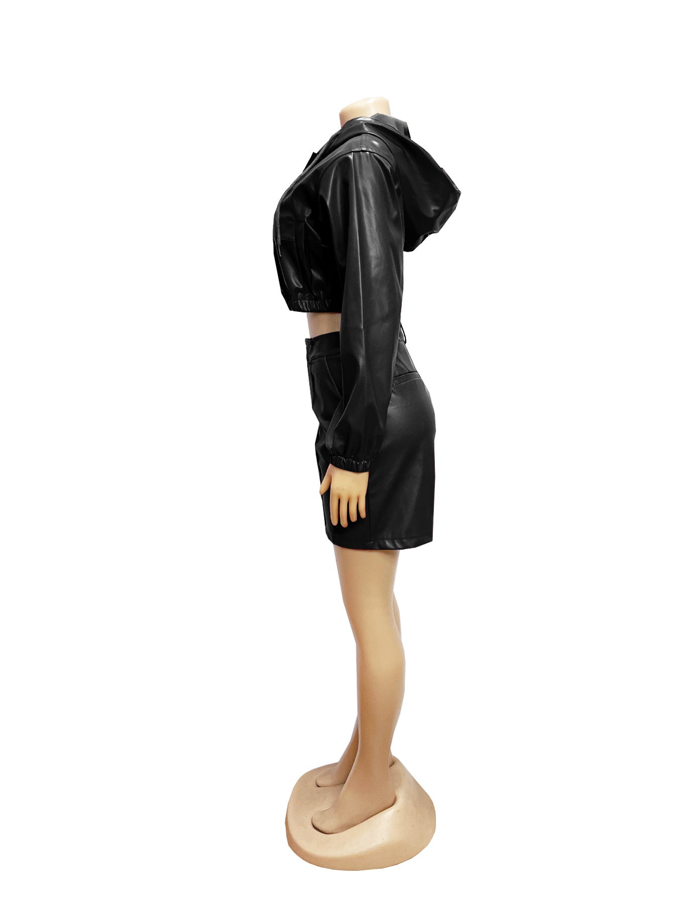 Cropped Jacket & Shorts  Outfit Set