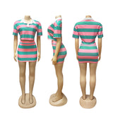 Striped Two-Piece Set