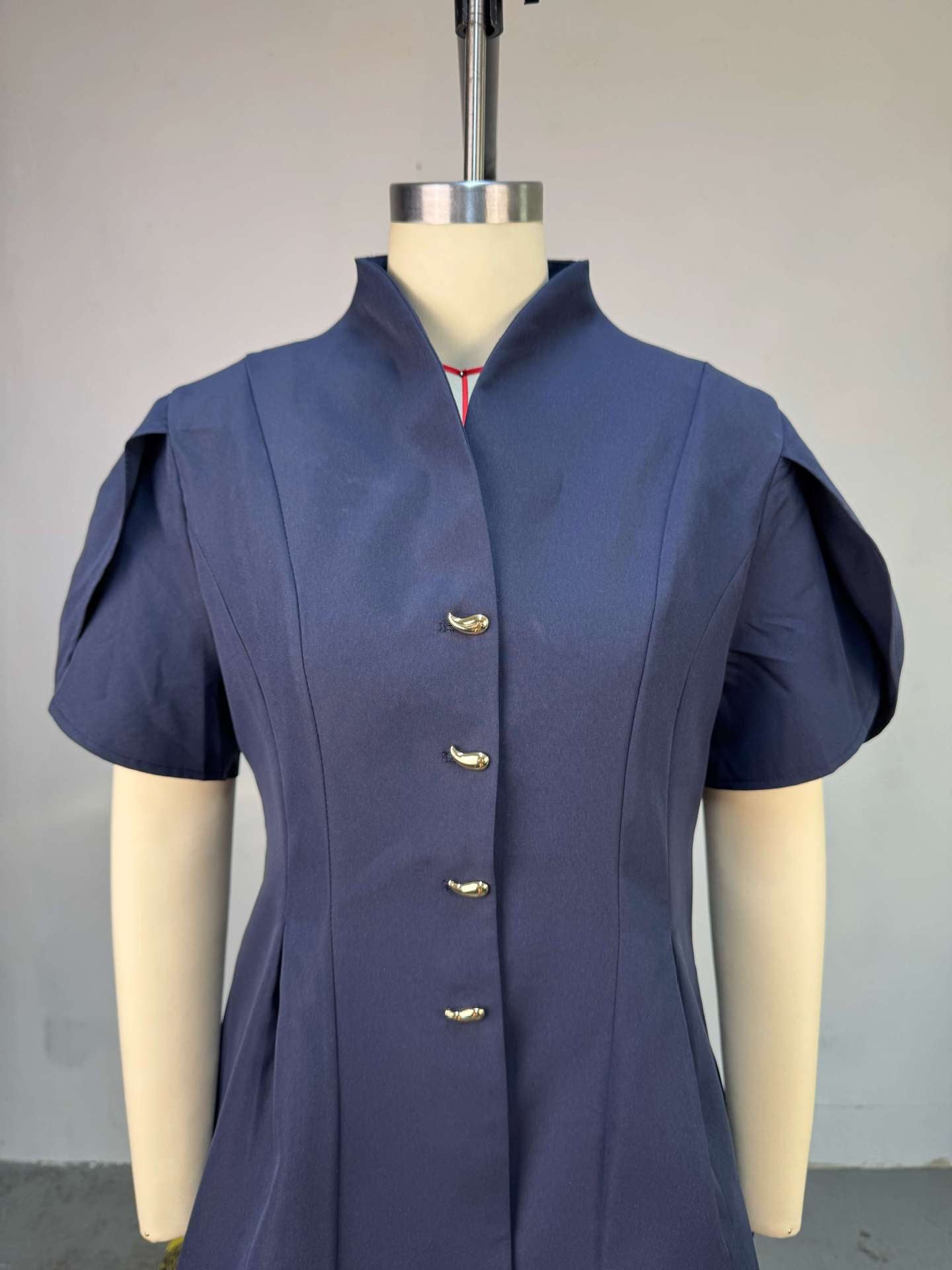 Structured Blazer with Wide-Leg Trousers