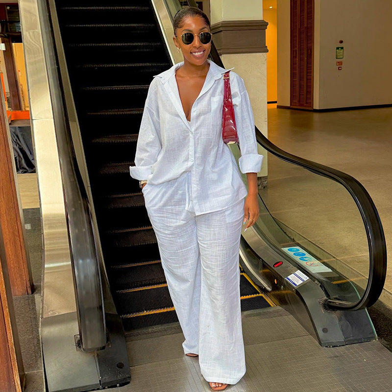 Effortless Chic White Co-Ord Set