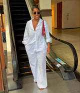 Effortless Chic White Co-Ord Set