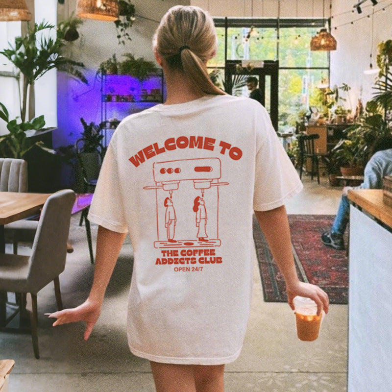 Welcome to The Coffee Addicts Club T-Shirt