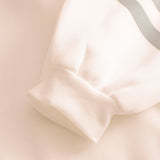 Hoodie with Striped Sleeve Accents
