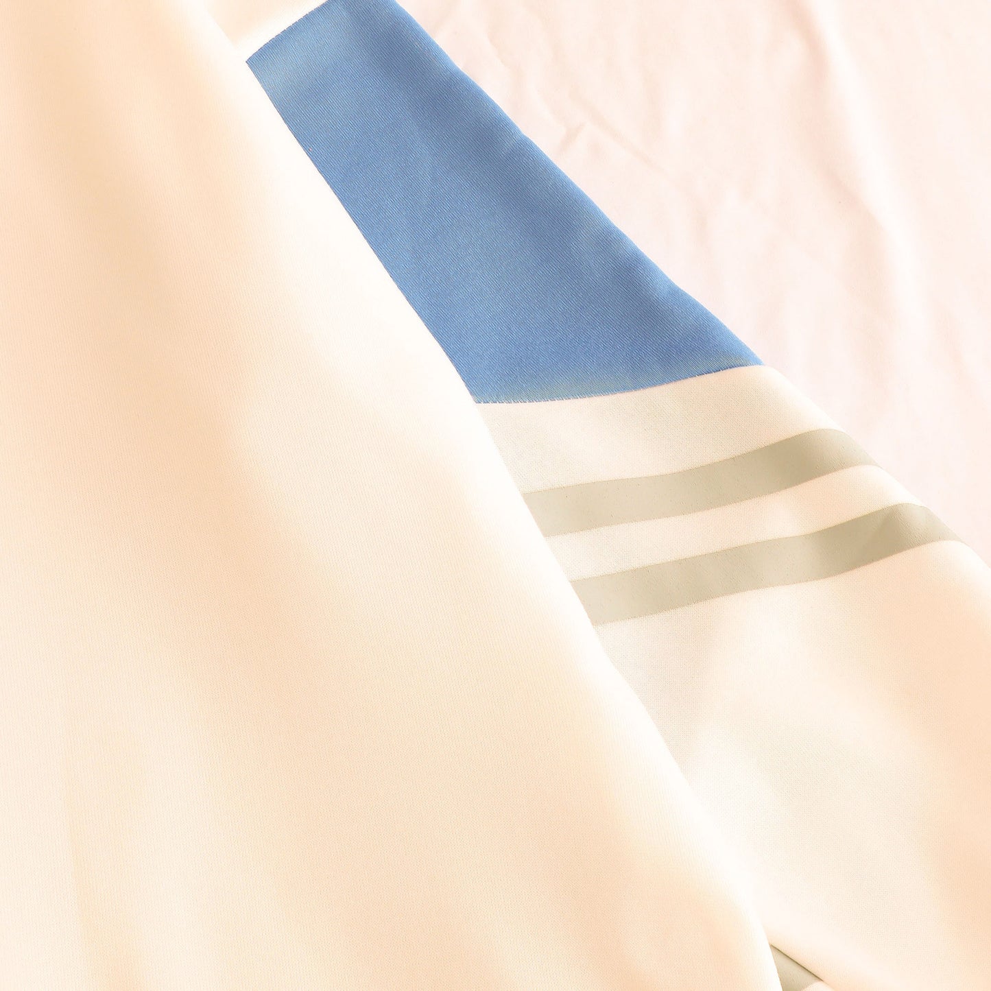 Hoodie with Striped Sleeve Accents