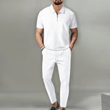 Casual Polo & Jogger Set for Men
