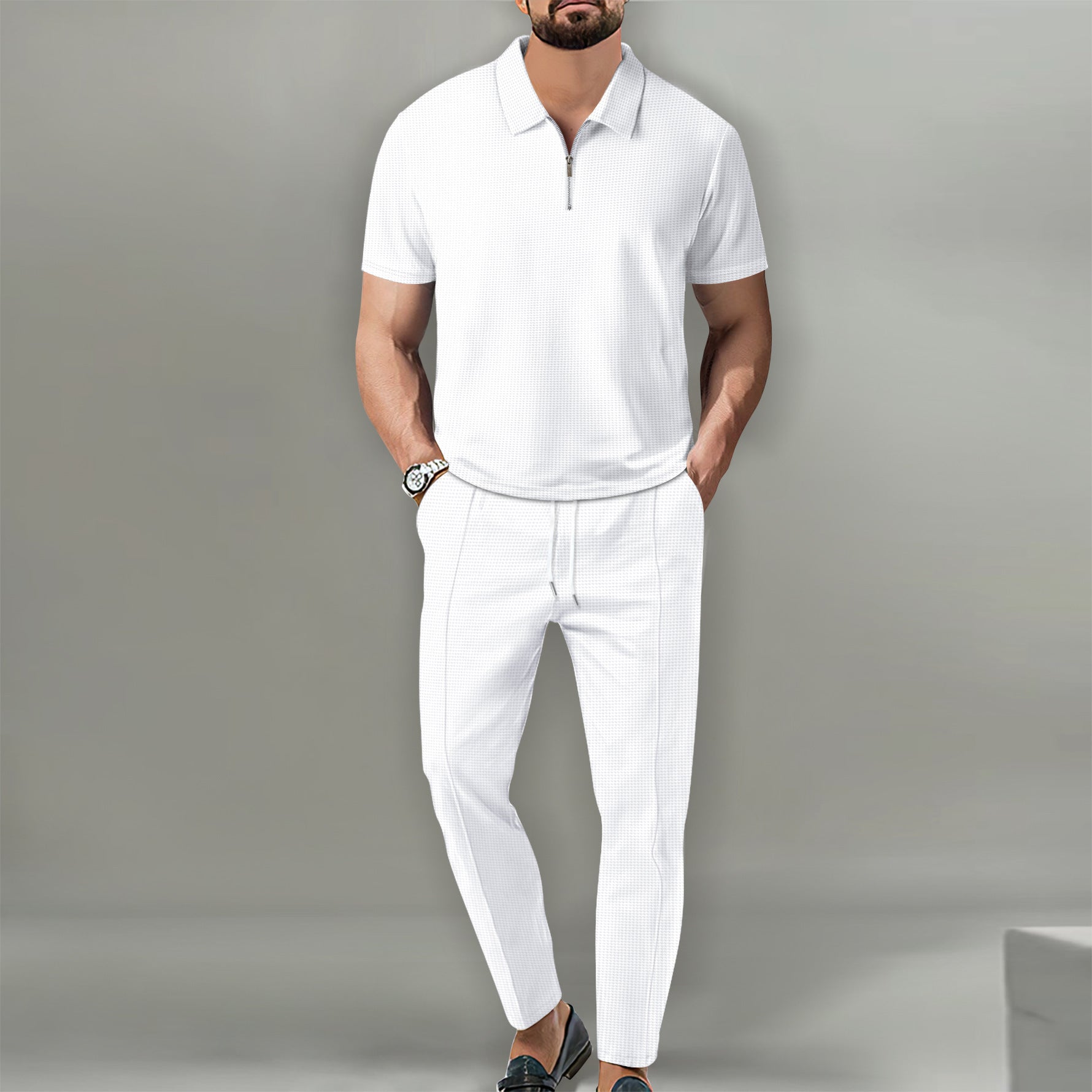 Casual Polo & Jogger Set for Men