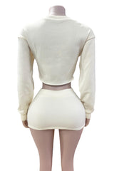 Two-Piece Sweatshirt Set