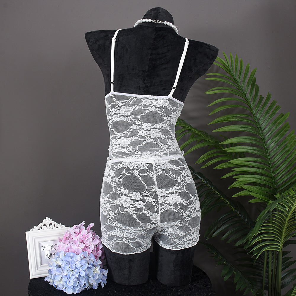 White Lace Lingerie Set