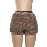Cozy Faux Fur Shorts