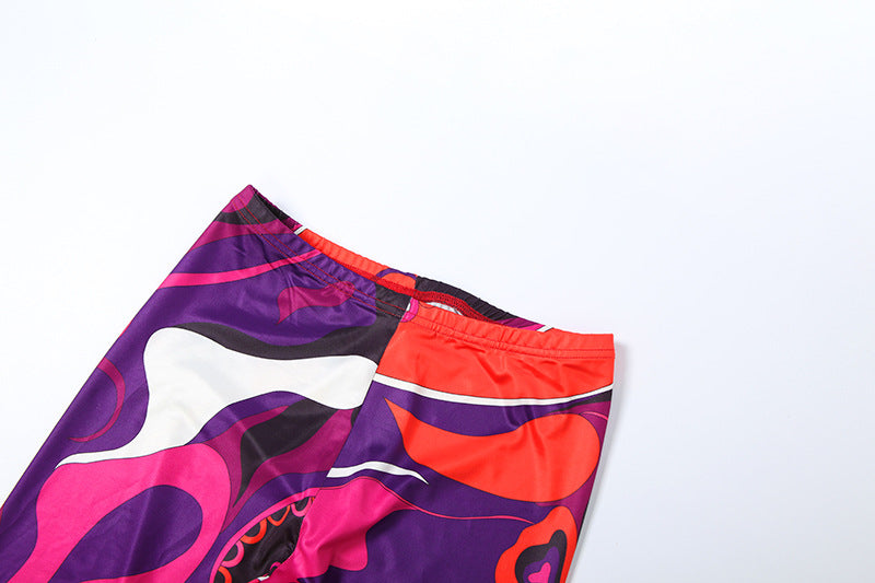Vibrant Print Two-Piece Set