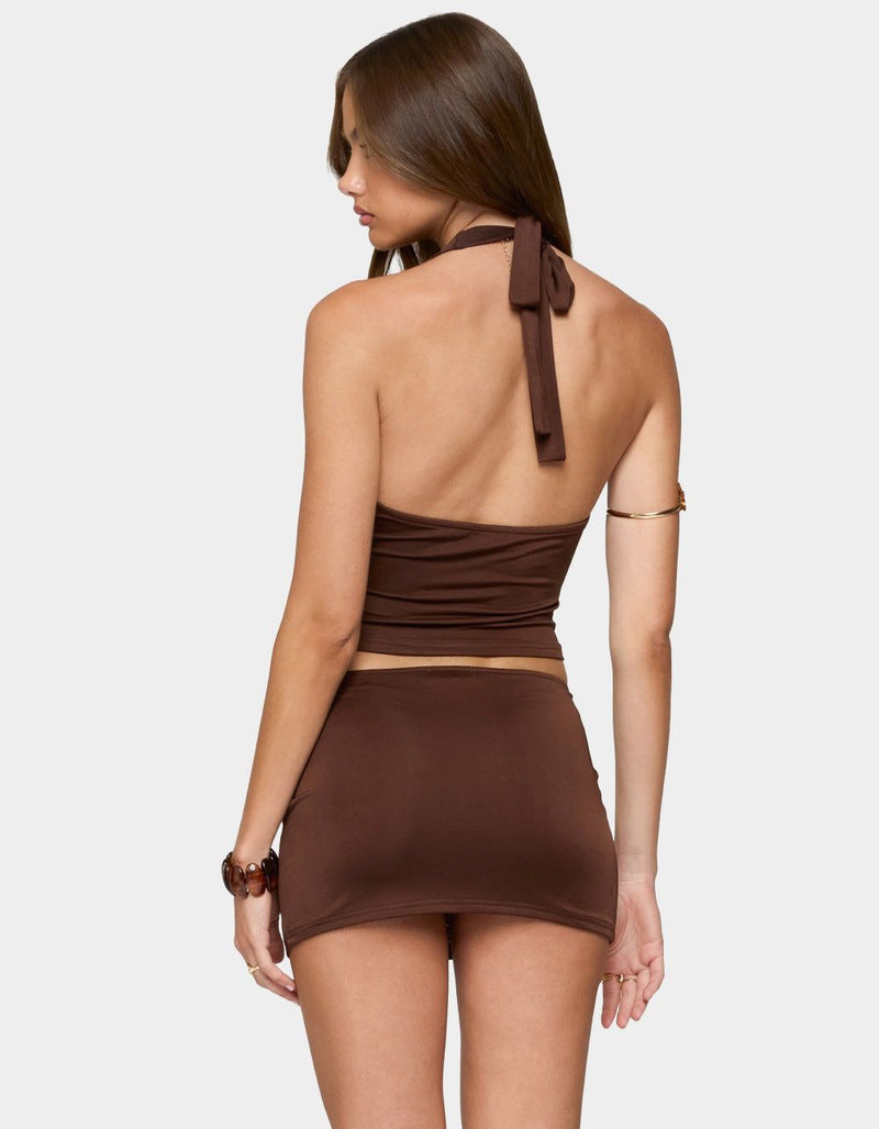 Elegant Draped Sleeveless Top