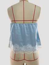 Camisole Top with Lace Hem