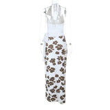Floral Maxi Dress with Slit