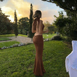 Sleeveless Maxi Dress with Side Cutouts