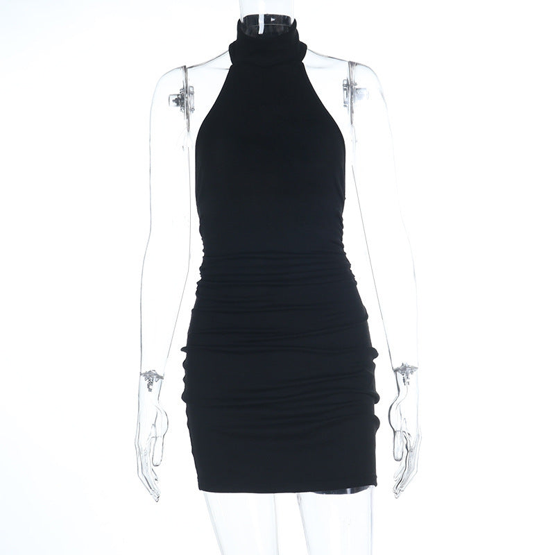 Halter Neck Bodycon Mini Dress