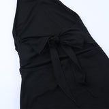 Halter Neck Bodycon Mini Dress