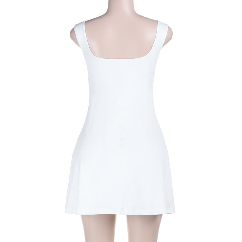 Bodycon Dress with Embellished Waist Detail