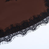 Camisole with Black Lace Trim