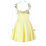 Flared Dress with Sweetheart Neckline
