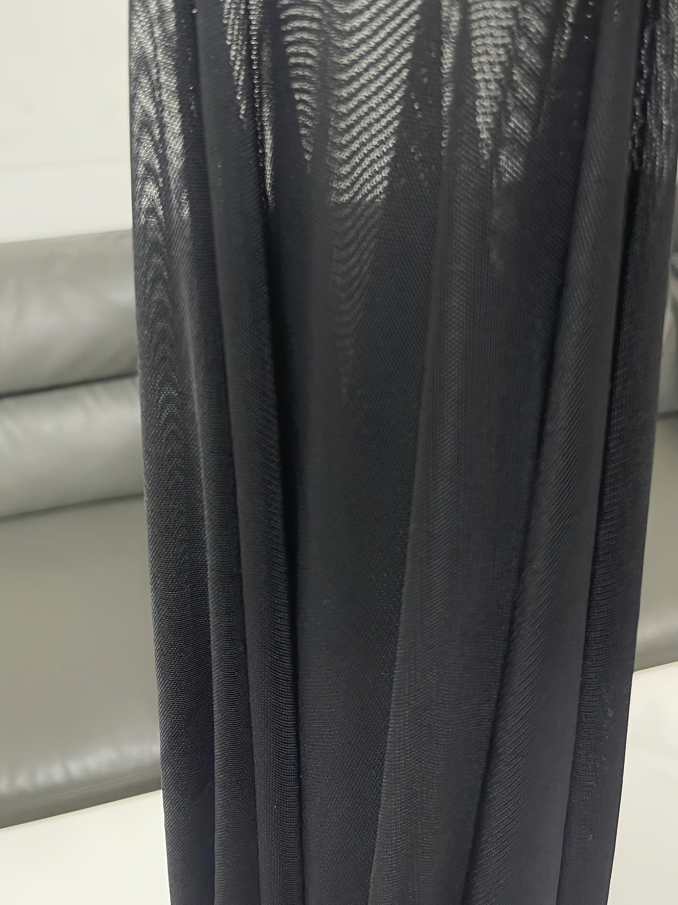 Sheer Long-Sleeve Top