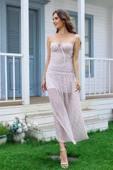 Plaid Sleeveless Dress with Tie Detail