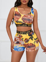 Floral Two-Piece Loungewear Set