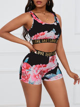 Floral Two-Piece Loungewear Set