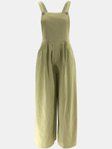 Pleated Wide-leg Jumpsuit