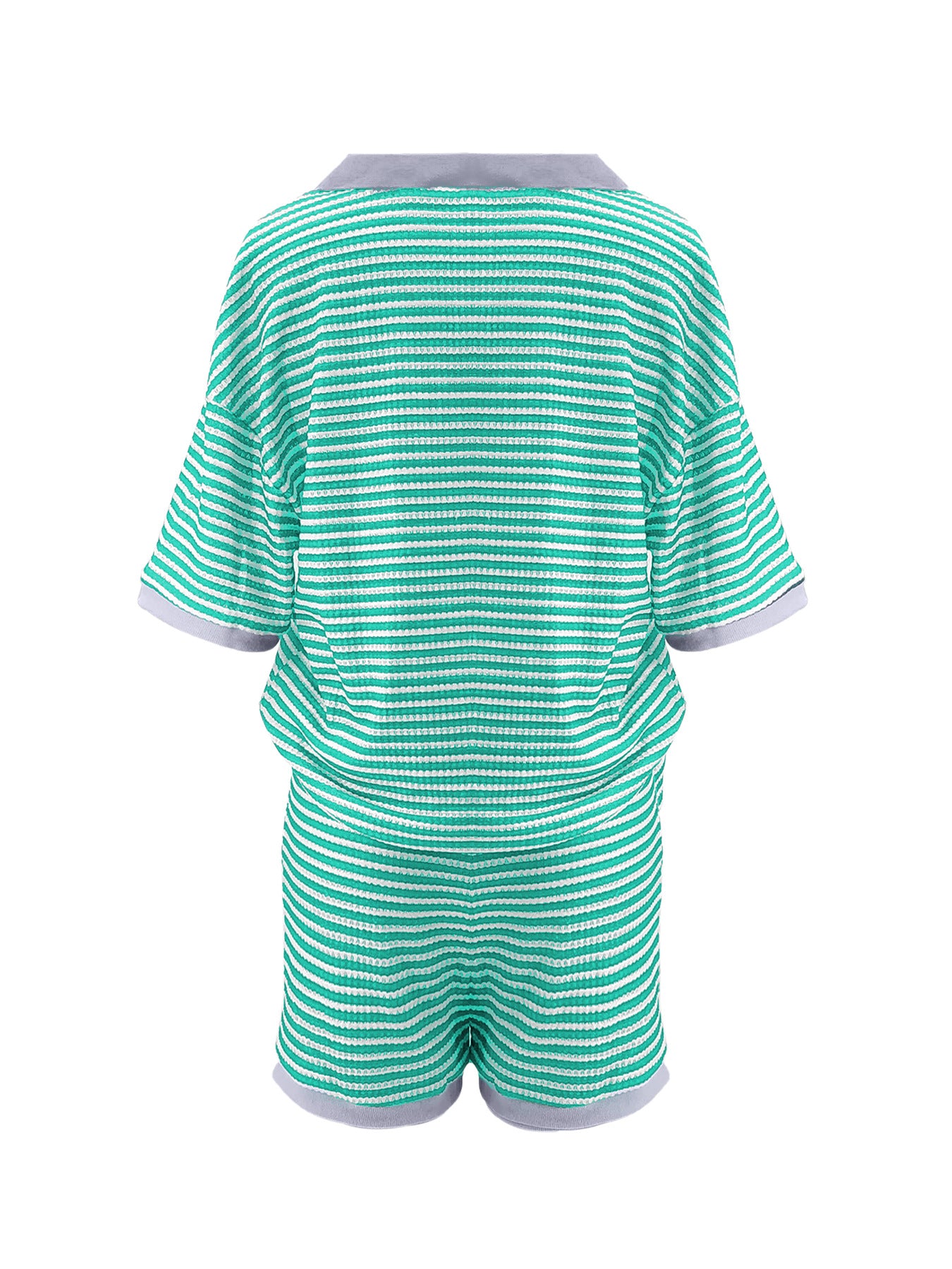 Striped Two-Piece Lounge Set