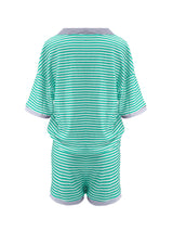 Striped Two-Piece Lounge Set