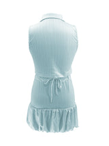 Striped Sleeveless Two-Piece Set