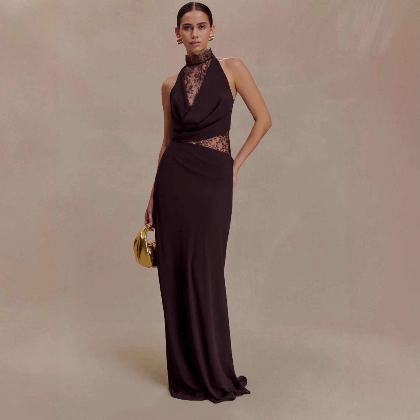 Elegant Lace Maxi Dress