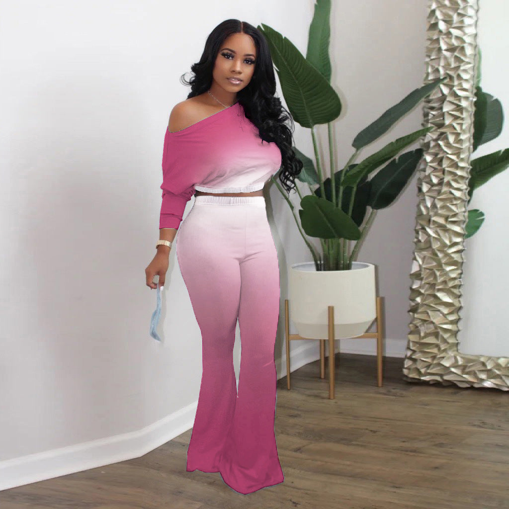Ombre Two-Piece Lounge Set