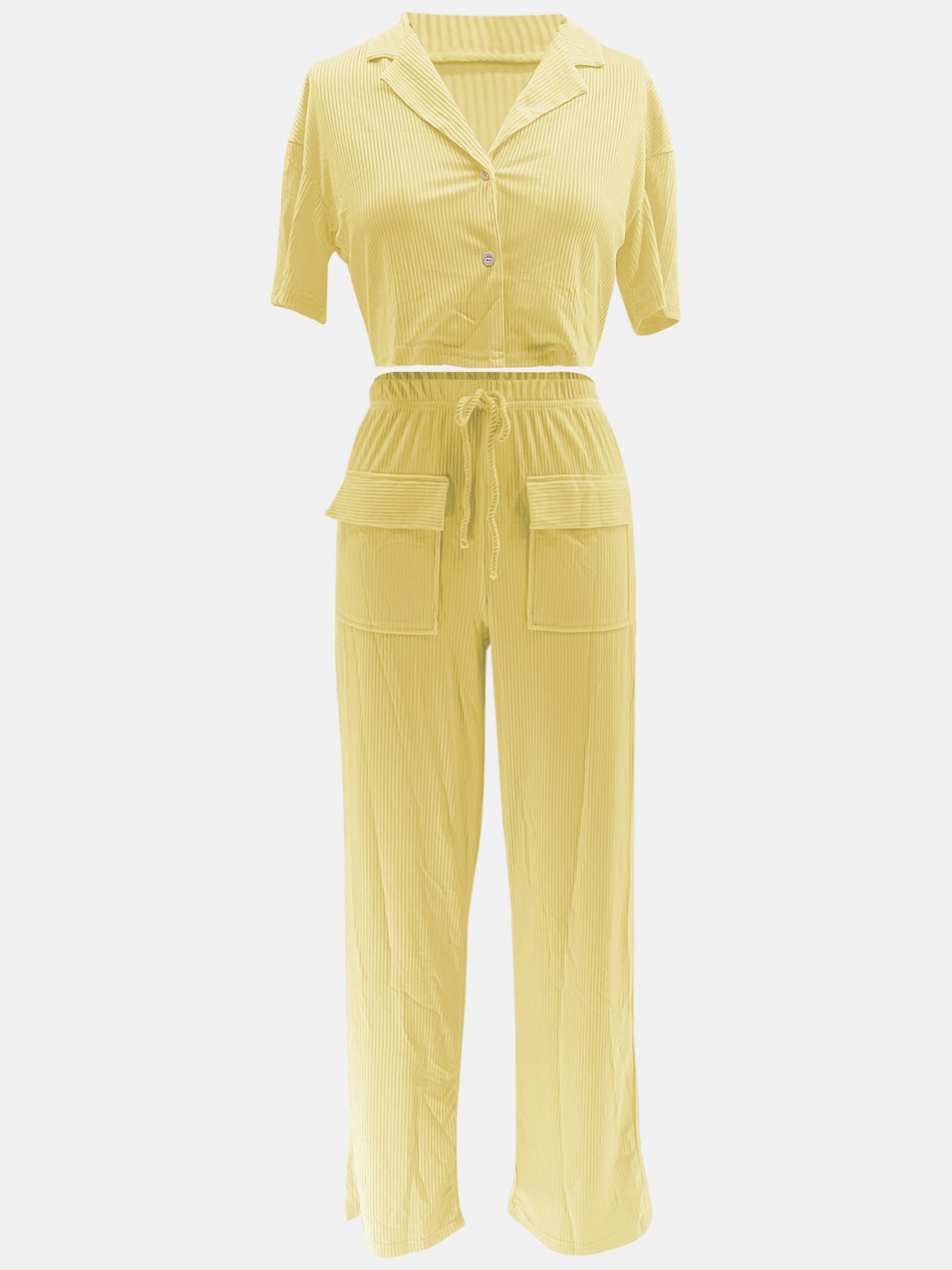 Striped Pattern Casual Lounge Set