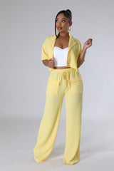 Striped Pattern Casual Lounge Set