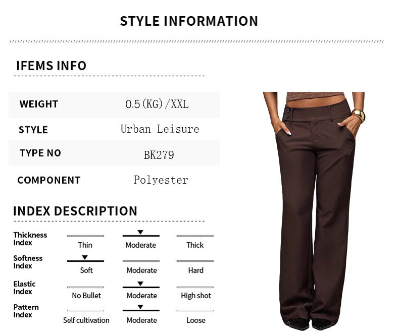Elegant Wide-Leg Trousers