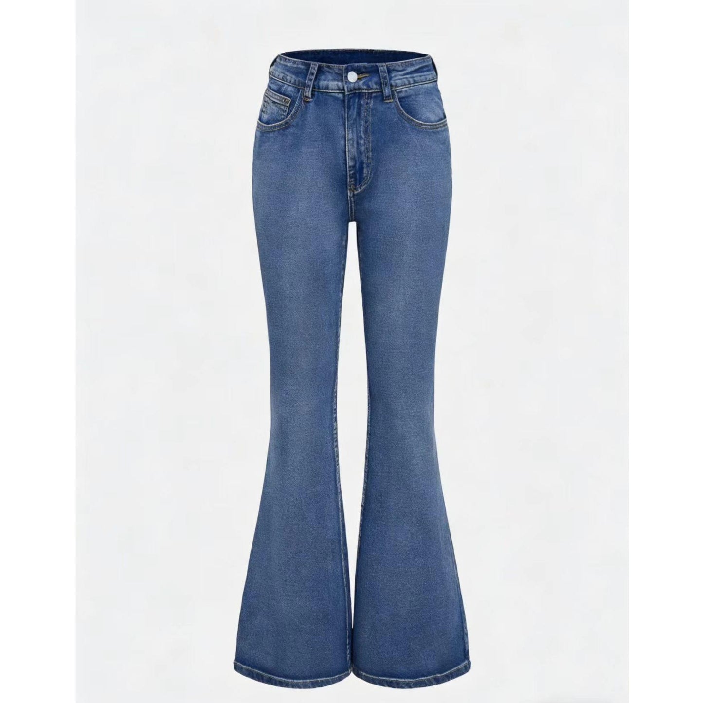 High-Rise Flared Bootcut Jeans