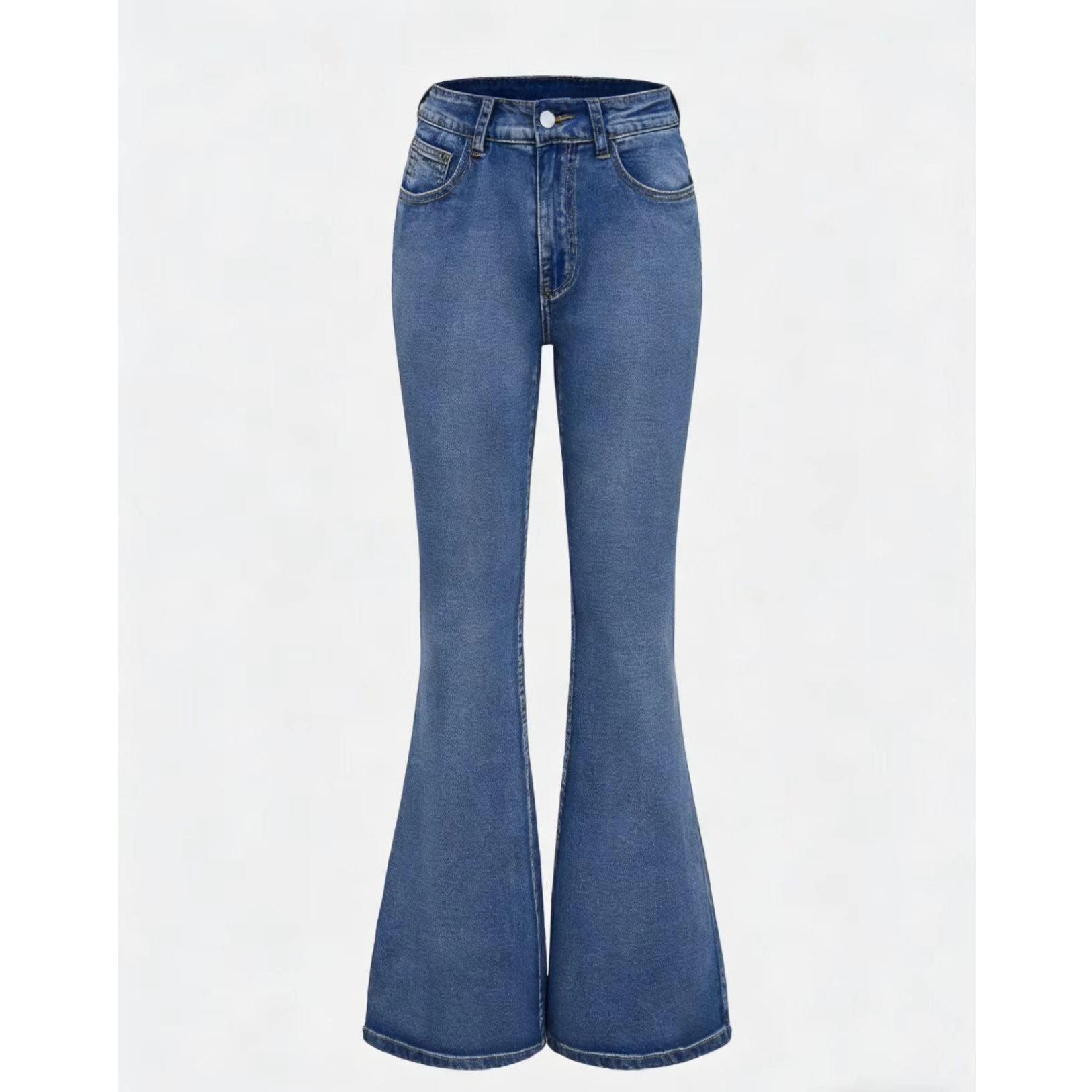 High-Rise Flared Bootcut Jeans