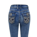 High-Rise Flared Bootcut Jeans