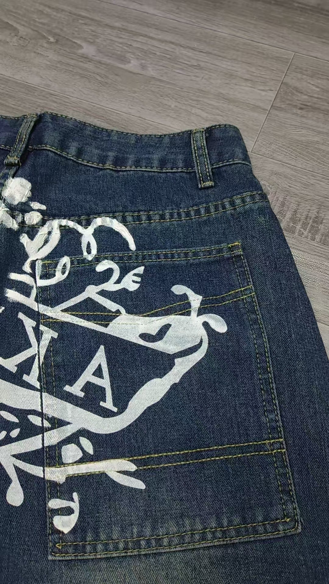 Wide Leg Denim Jeans