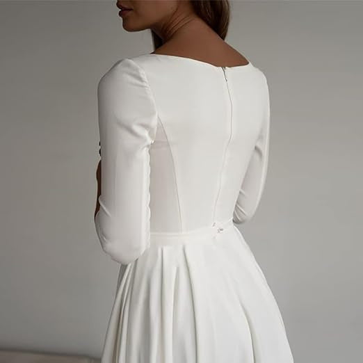 Classic Long-Sleeve Maxi Dress